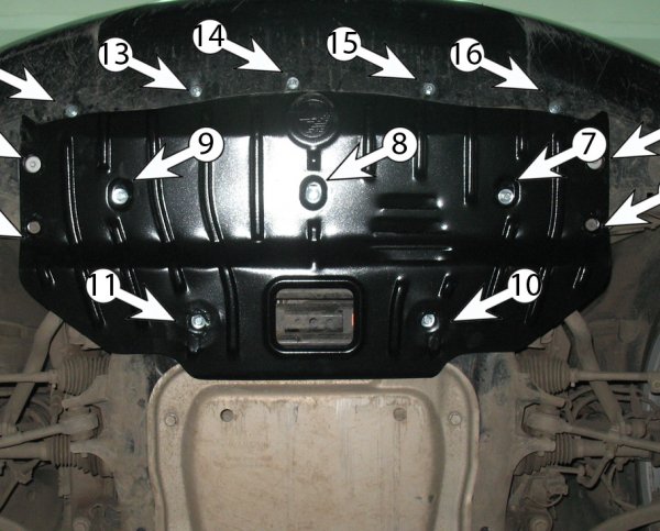 Защита картера BMW E 92 с 2006г