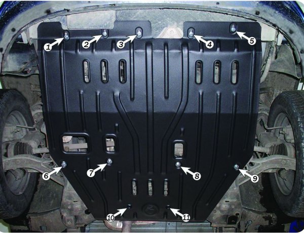 Защита картера Chrysler Voyager c 2002г
