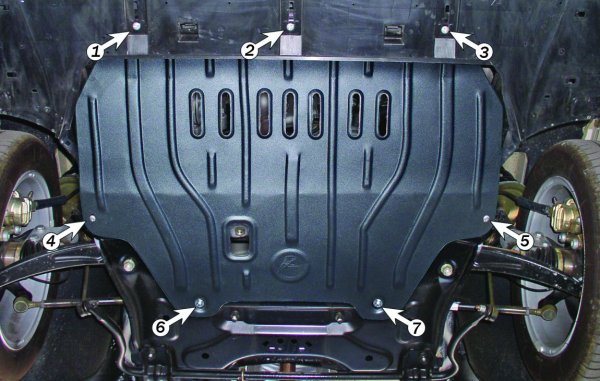 Защита картера Citroen C4 с 2005г -